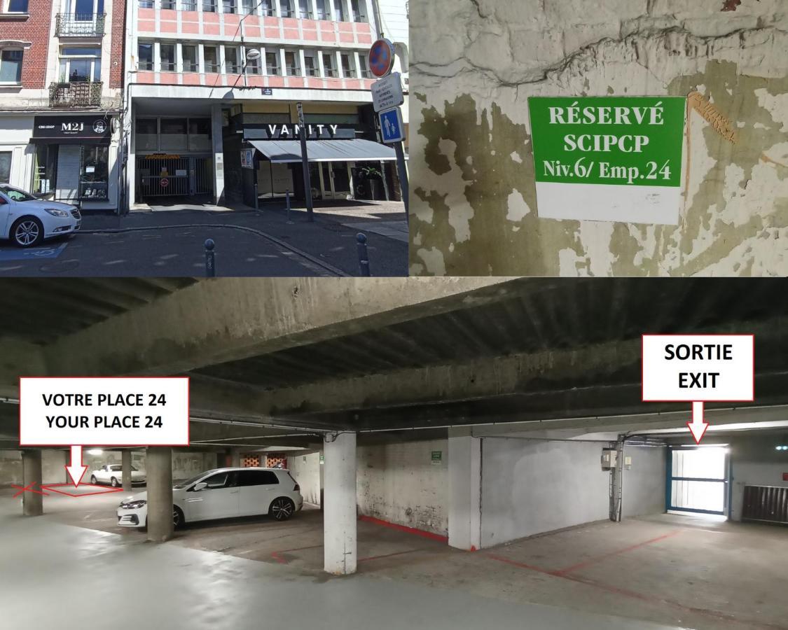 Studio Fonctionnel Au Coeur De Lille Avec Parking Bagian luar foto
